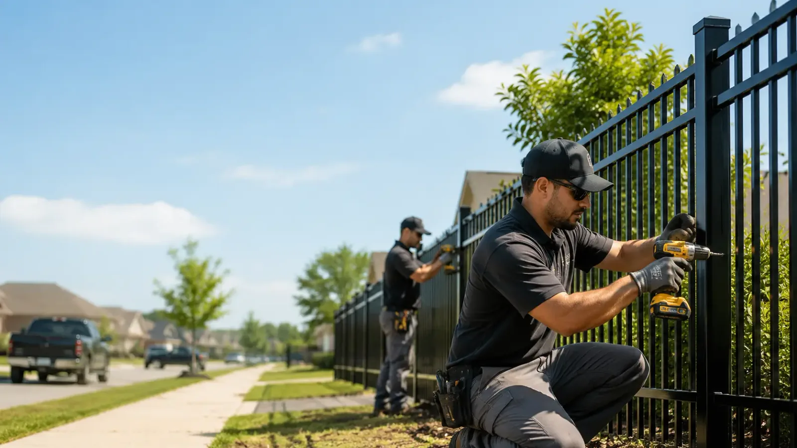 Metal Fence Installation in South Bristol, ME